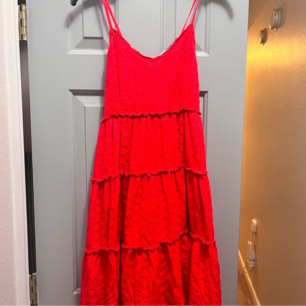 sim & sam women’s red mini dress